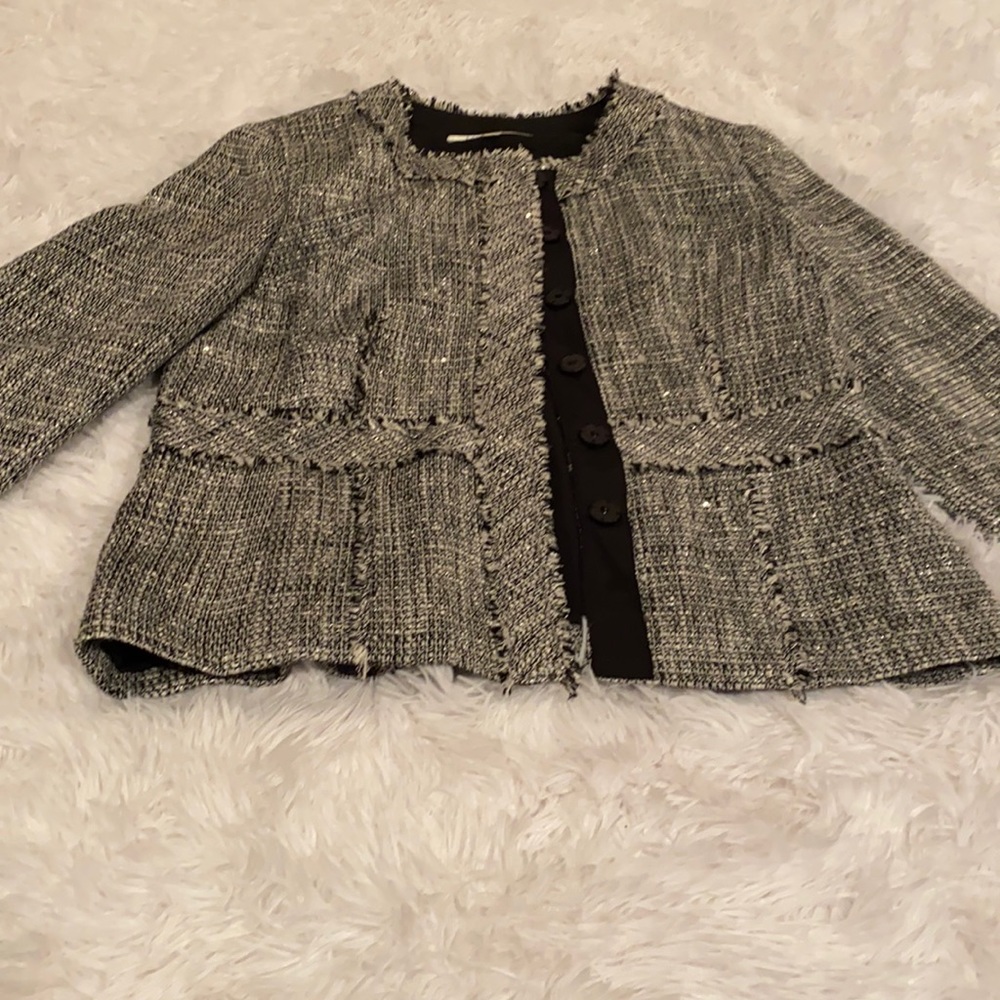 Sequin Detail Blazer. - image 1